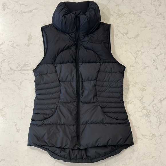 Lululemon Fluffin Awesome Vest Black Puffer Down Women’s - Picture 14 of 16